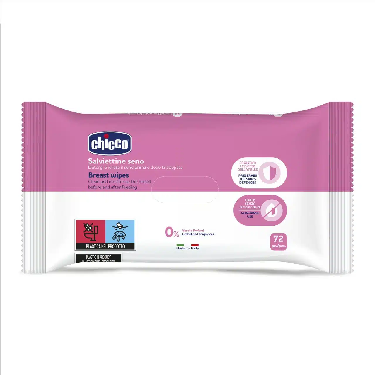 Salviettine detergenti seno 72 pz -CHICCO - immagine 2