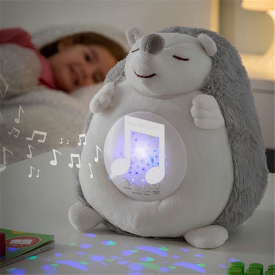 Rumore bianco riccio cielo stellato peluche - immagine 4