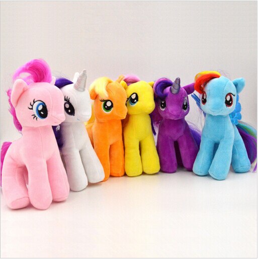 Bambola Unicorno di peluche, giallo - immagine 5