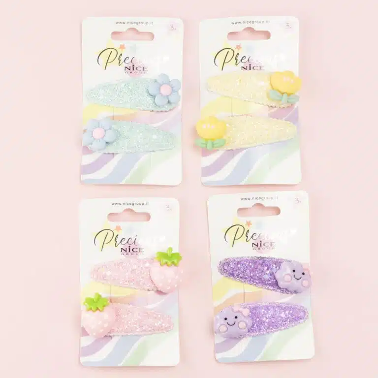 Fermacapelli Bubbles Clips Capelli 2pz – NICE - immagine 3