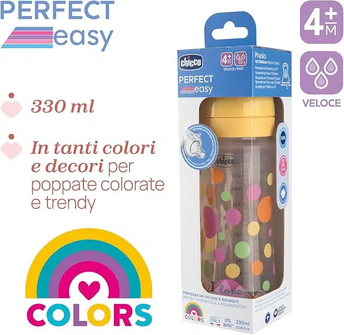 Biberon Perfect Easy Bimbo Silicone 330 ml – CHICCO - immagine 6