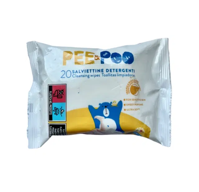 Salviette detergenti 20 pz – PEE & POO - immagine 2