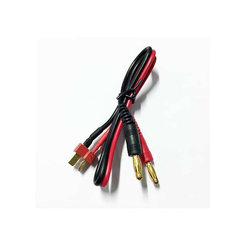 Cavetto Caricabatterie Connettori 4mm M/T-PLUG M Cod EZP506503