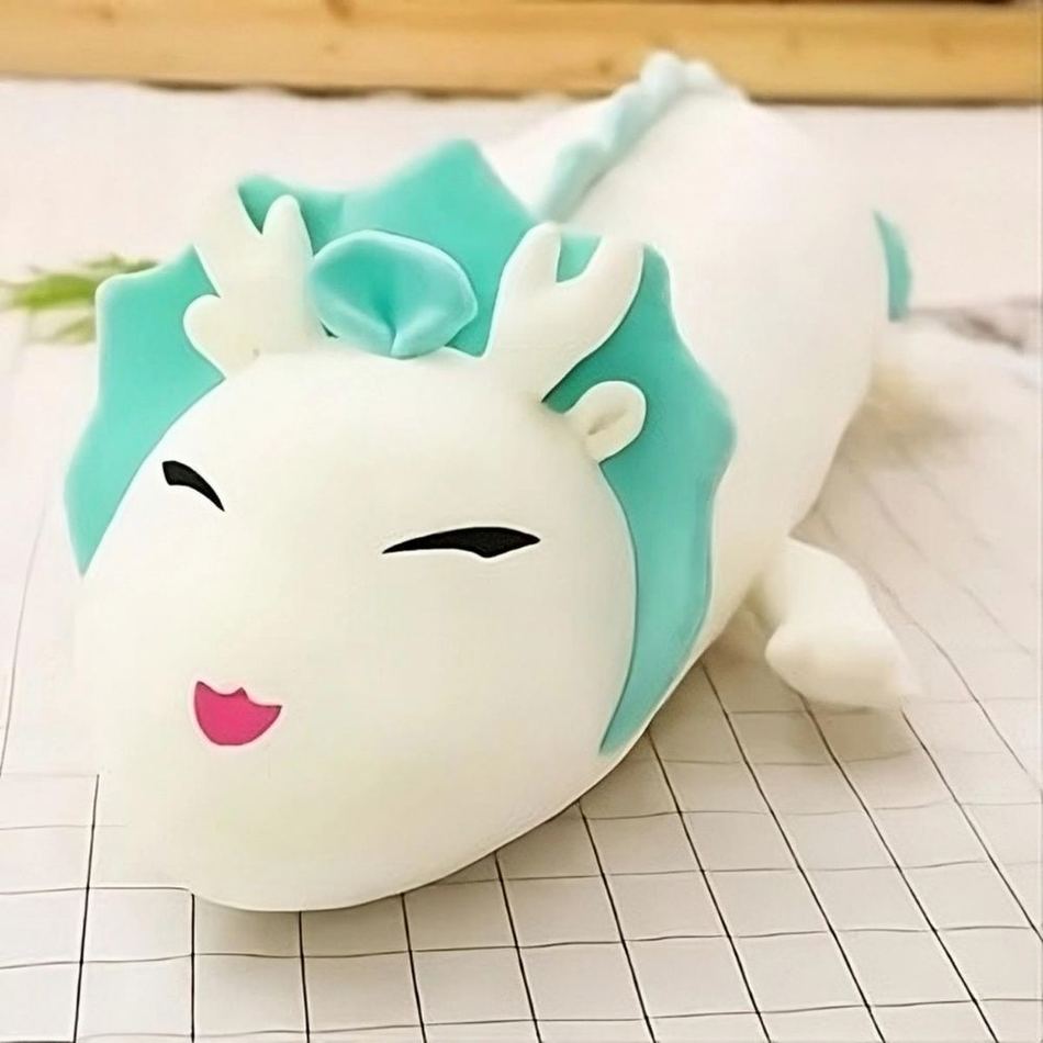Drago di fuoco bianco peluche - immagine 5