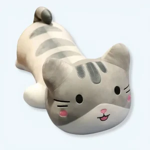 Cuscino Peluche | Gatto Gigante Grigio