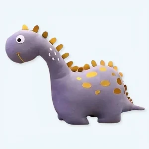 Divertente dinosauro peluche viola