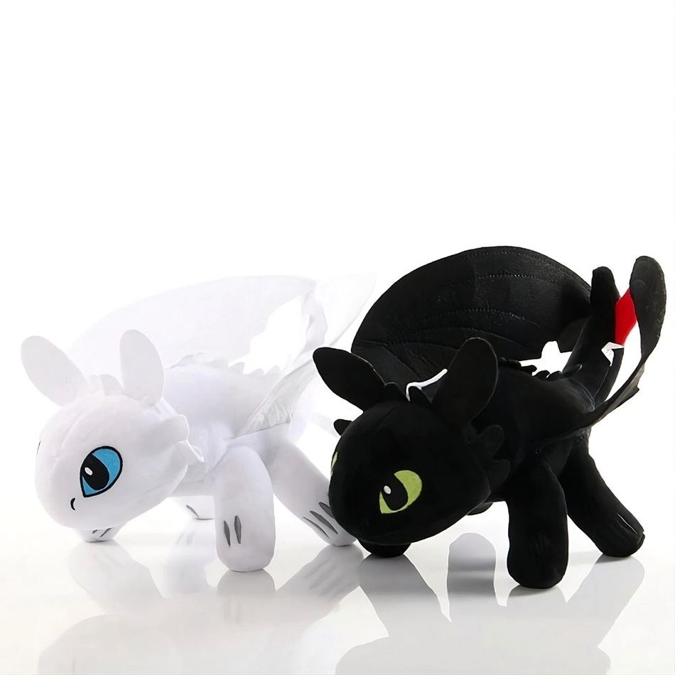 Drago sdentato confezione peluche nero + Furia del fulmine - immagine 6