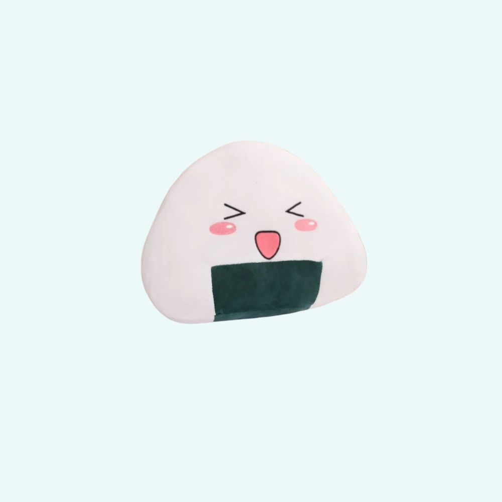 Cuscino di peluche a forma di onigiri - immagine 2