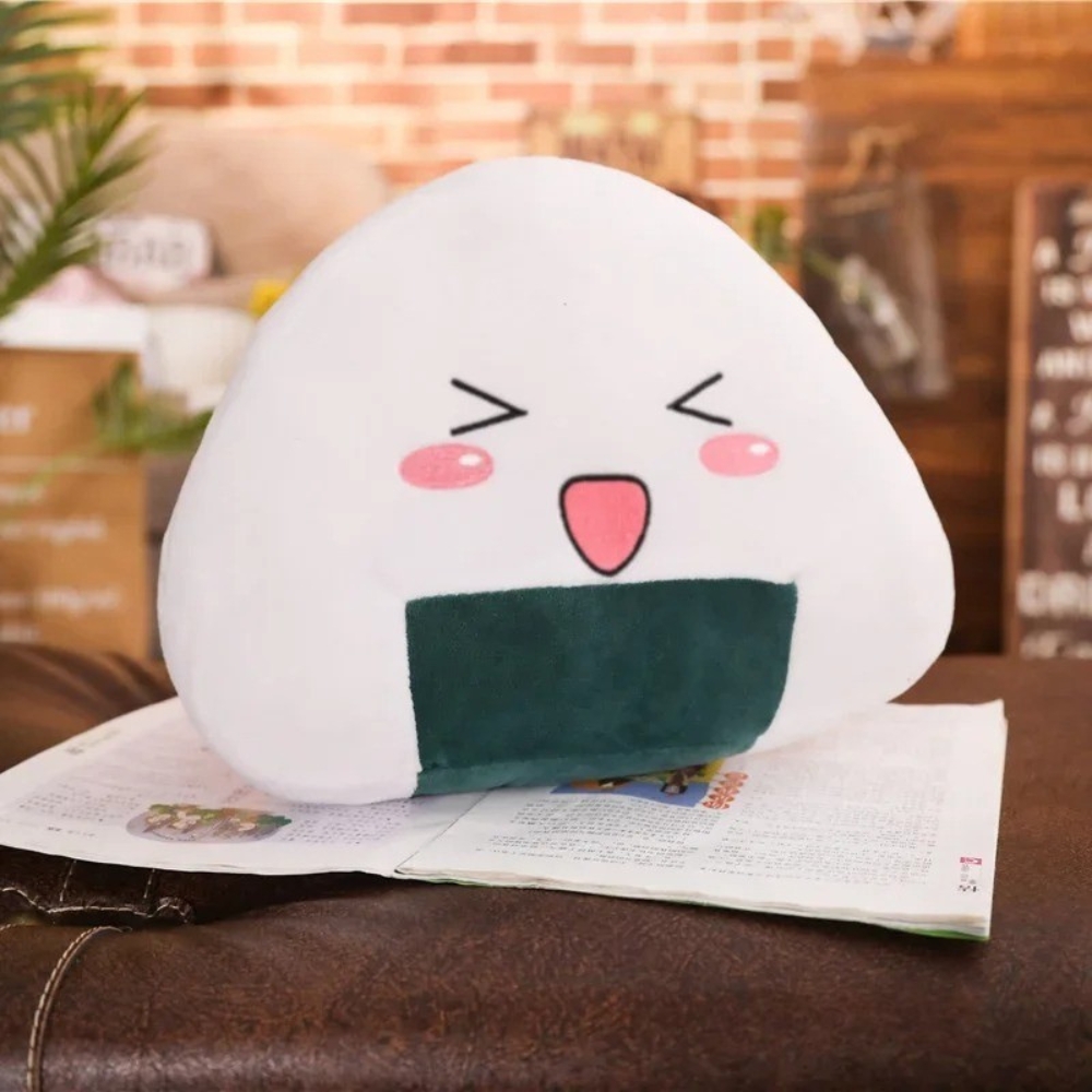 Cuscino di peluche a forma di onigiri - immagine 6