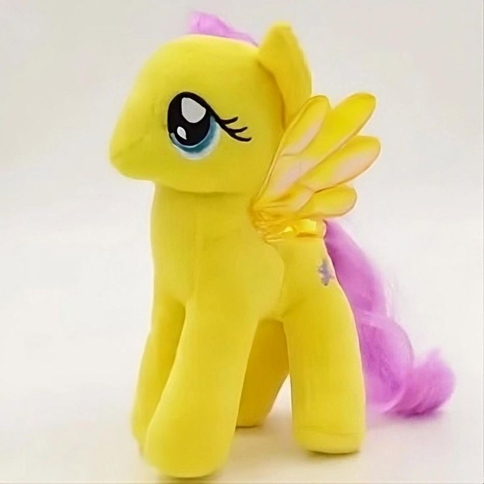 Bambola Unicorno di peluche, giallo - immagine 4