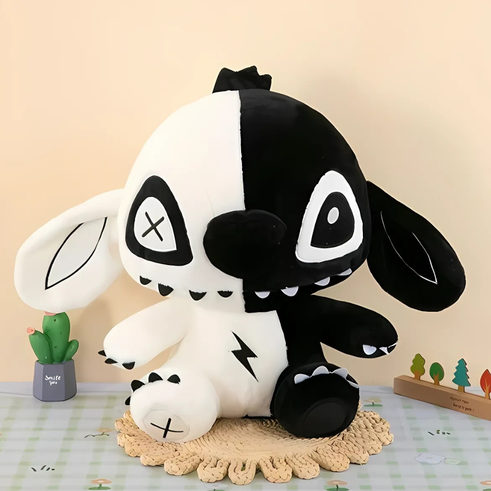 Peluche Stitch bianco e nero - immagine 5