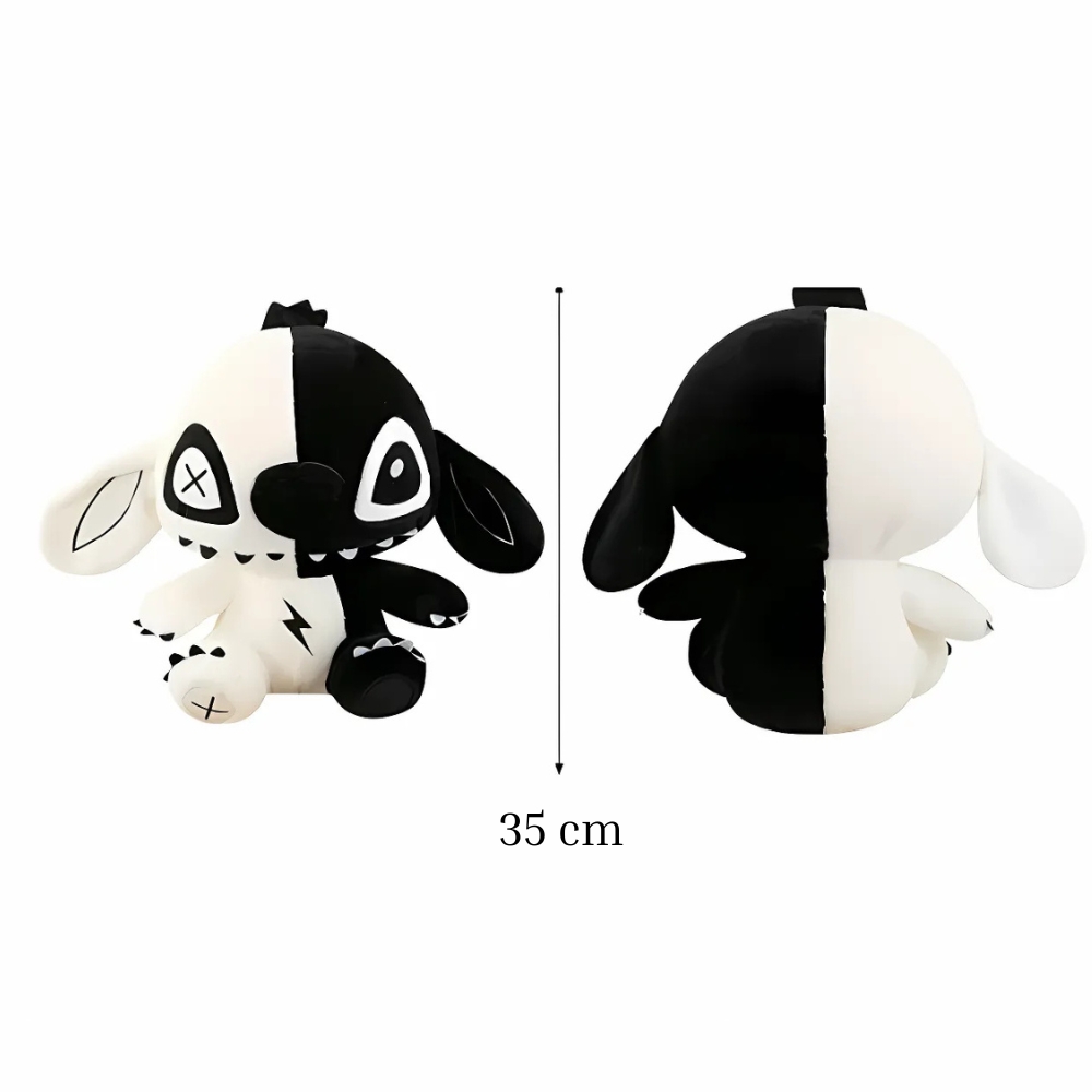 Peluche Stitch bianco e nero - immagine 4