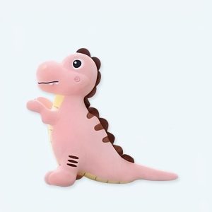 Tirannosauro Rex peluche rosa