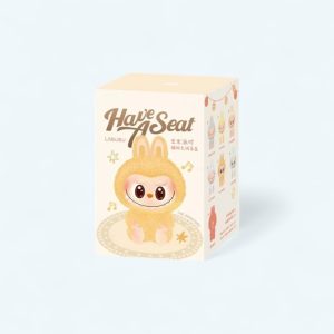 Peluche Labubu scatola misteriosa seduto