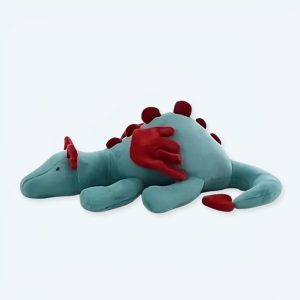 Drago volante blu peluche