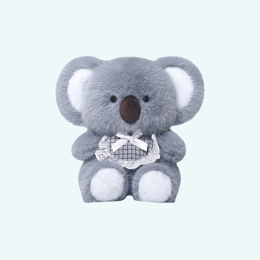Morbido koala grigio in peluche