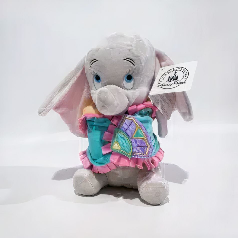 Dumbo peluche nella sua coperta - immagine 6