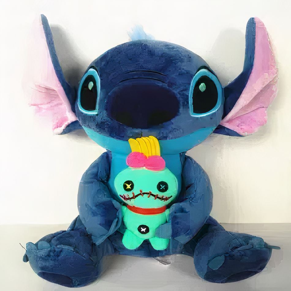 Peluche Scrump e Stitch | Pupazzo di Lilo e Stitch - immagine 3