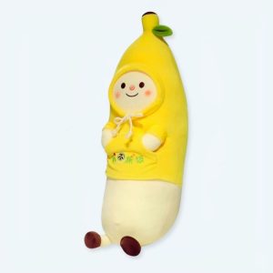 Cuscino banana peluche Kawaii