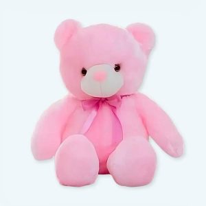 Cuscino orsetto LED rosa