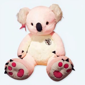 Koala gigante peluche rosa