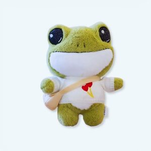 Rana peluche con maglioncino