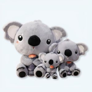 Koala peluche grigio