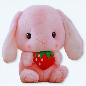 Coniglio fragola di peluche