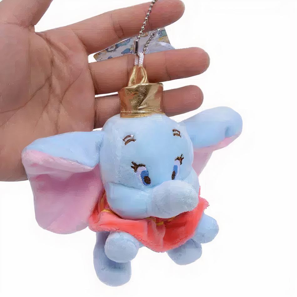 Piccolo portachiavi in peluche Dumbo - immagine 3
