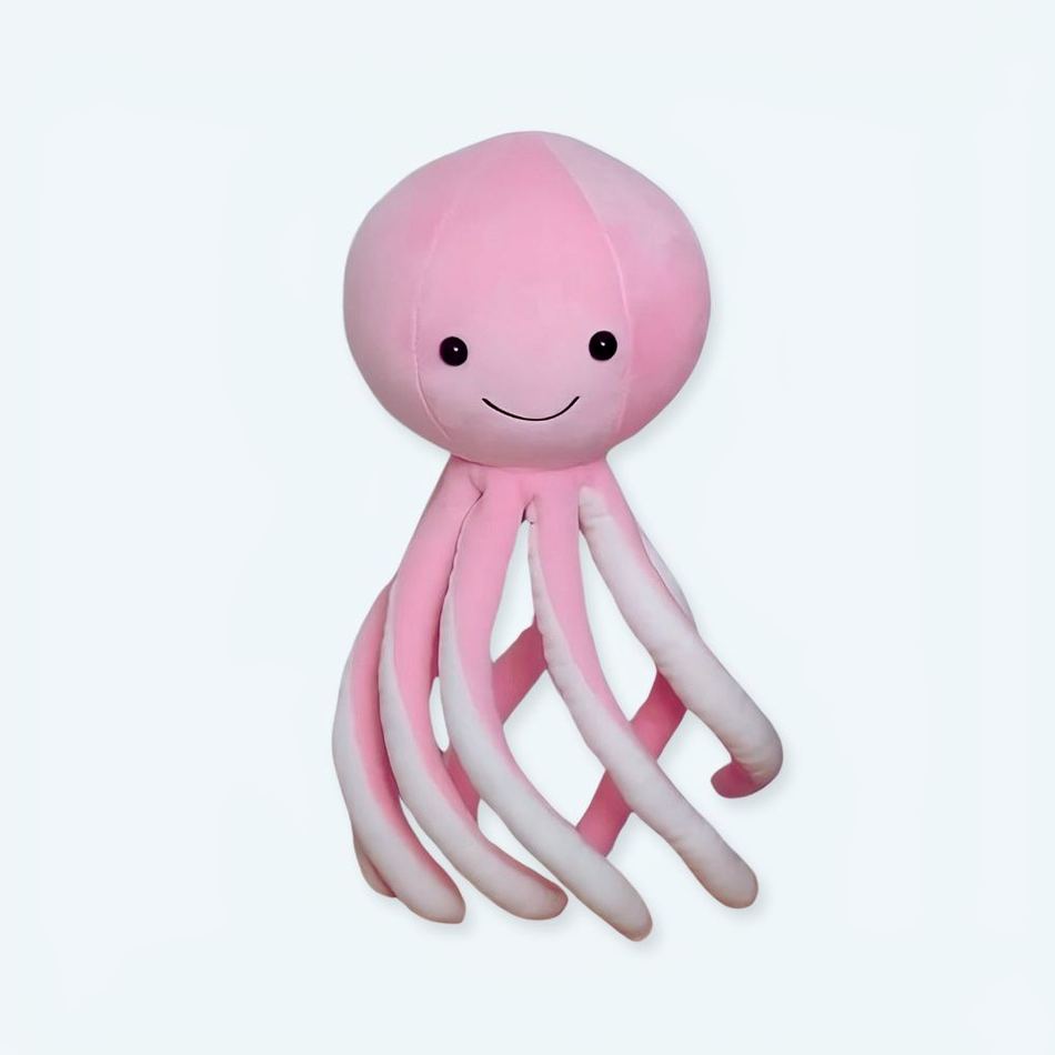 Carino il polpo in peluche rosa