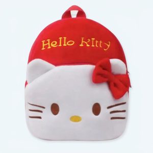 Zaino di peluche Hello Kitty rosso