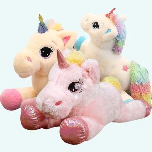 Carino l’unicorno di peluche