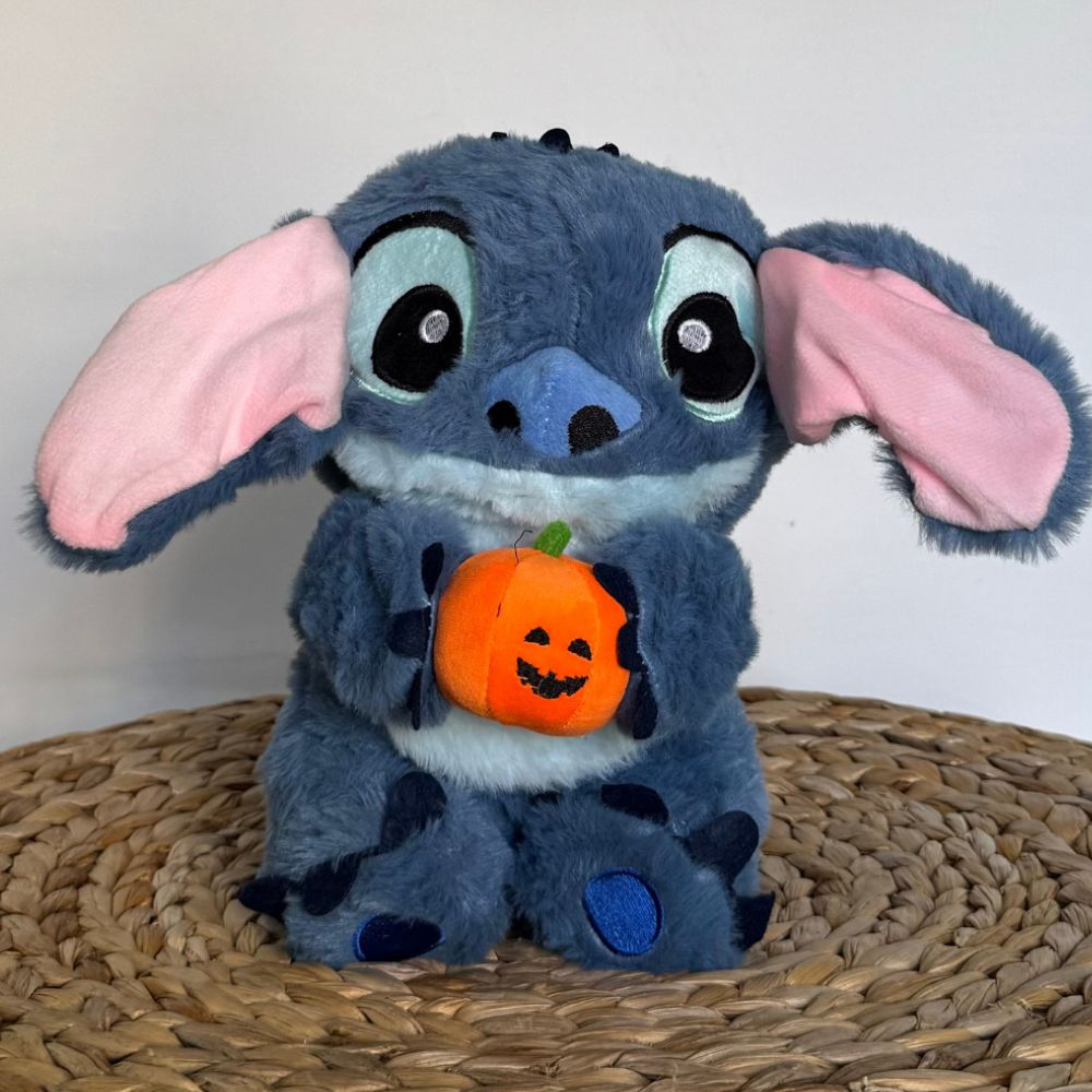 Peluche che respira Stitch con zucca - immagine 4