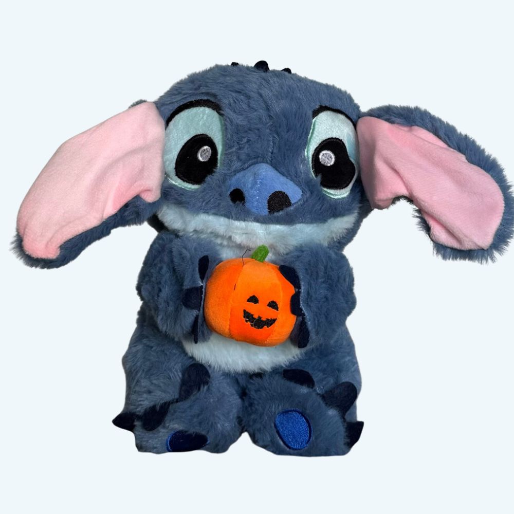 Peluche che respira Stitch con zucca - immagine 2