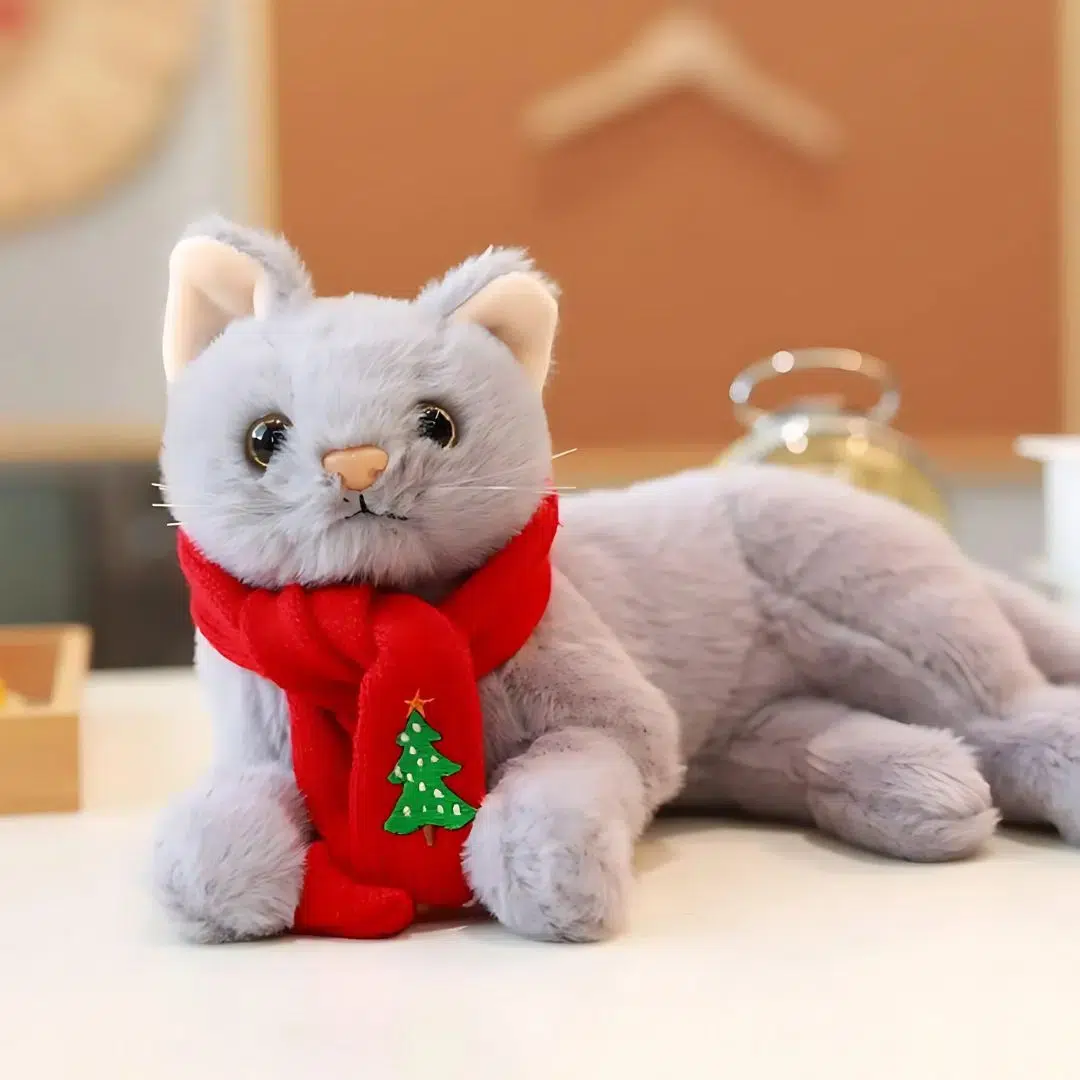 Peluche Gatto Grigio - immagine 4