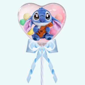 Peluche Stitch Valentine in scatola a forma di cuore