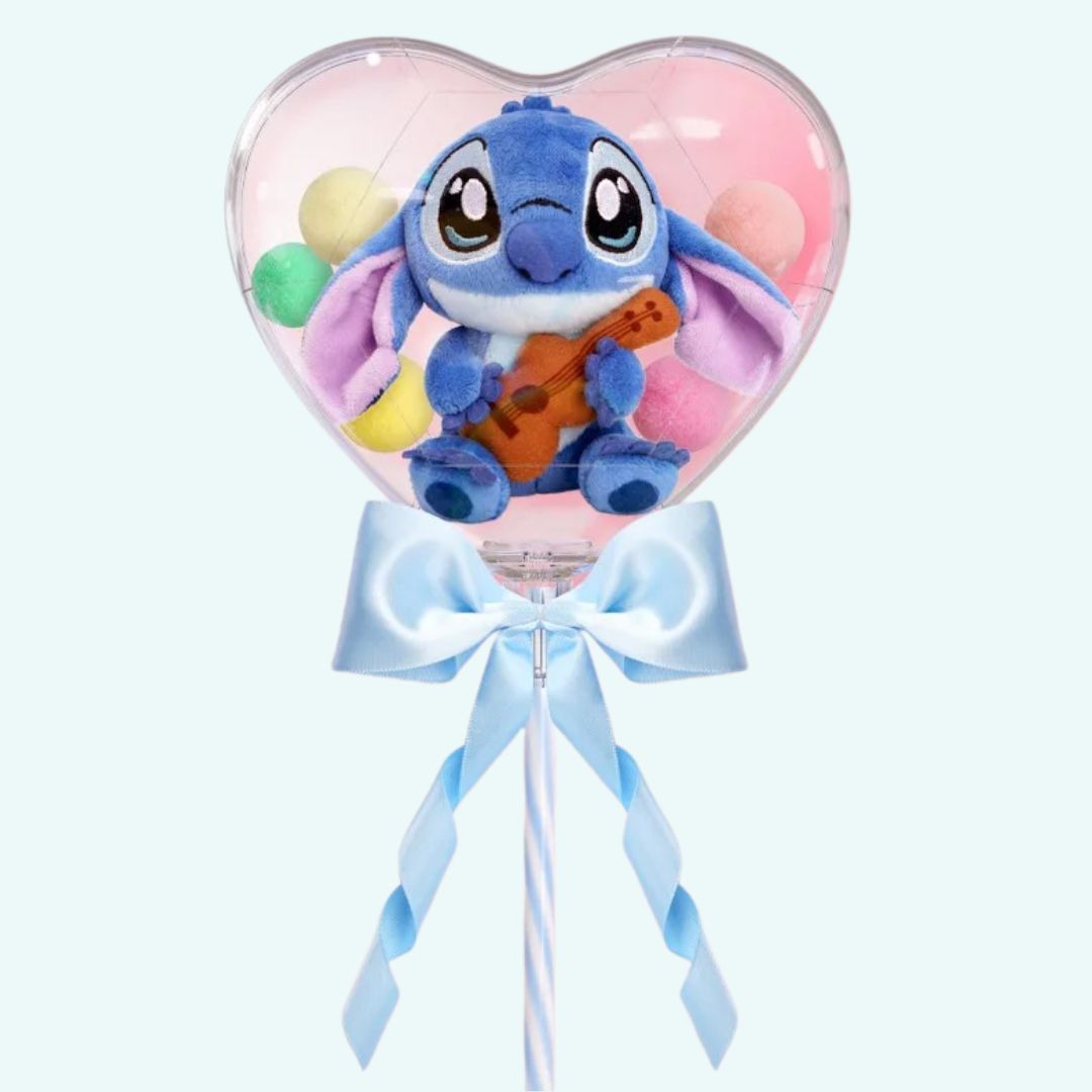 Peluche Stitch Valentine in scatola a forma di cuore