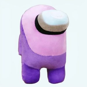 Among Us, peluche viola rosa