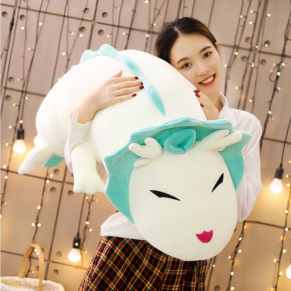 Drago di fuoco bianco peluche - immagine 3