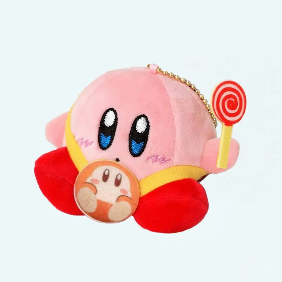 Peluche Kirby con bastoncino di zucchero - immagine 2