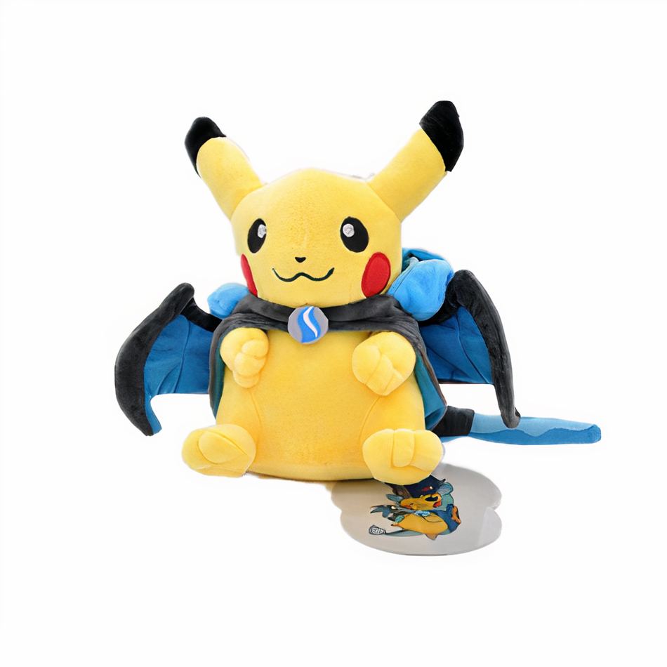 Peluche Pikachu travestito da Mega Fireball X - immagine 3