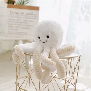 REGALO – Super simpatico polpo bianco di peluche