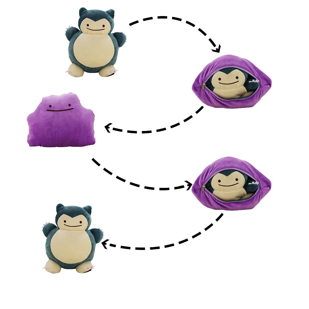 Cuscino Peluche | Snorlax (Reversibile) - immagine 9