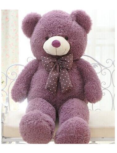 Orso gigante peluche viola - immagine 7