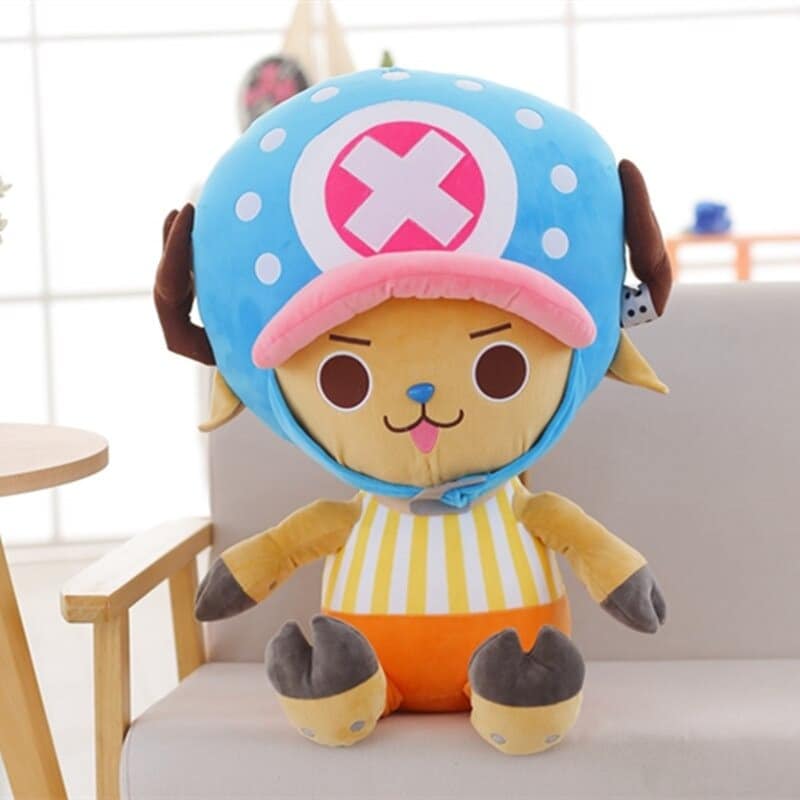 Piccolo peluche Chopper One Piece villain bianco - immagine 6