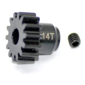 Serpent – 600454 Pinione 14T Acciaio M1 Foro 5mm Cod 600454