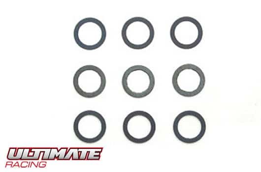 Ultimate Racing – Rasamenti Campana Set (5x 0.1 / 5x 0.2 / 5×0.3) Cod UR1123