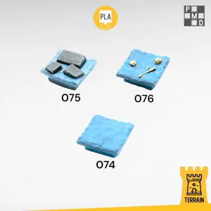 Acqua acido liquido con decorazioni - blocco singolo Dungeon Modulare - DB - PMD