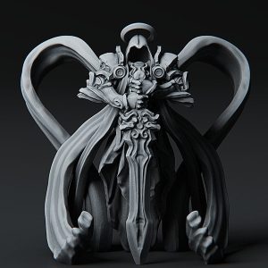 Arcangelo angelo sentinella deva planetar guerriero Tyrael difensore spirito miniatura 3D resina