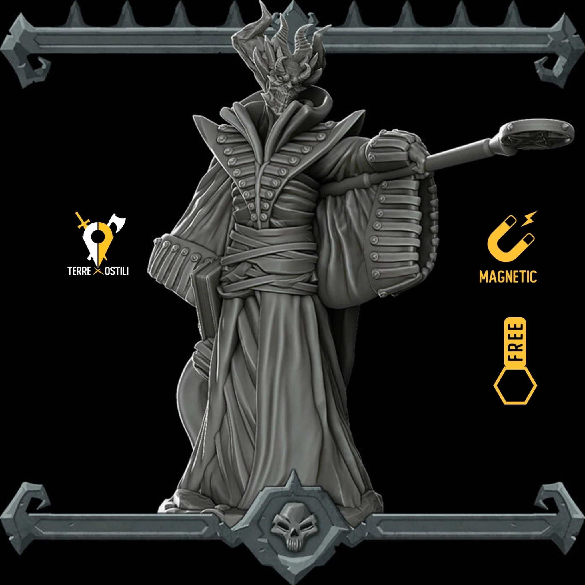 Asmodeus re diavoli demoni miniatura